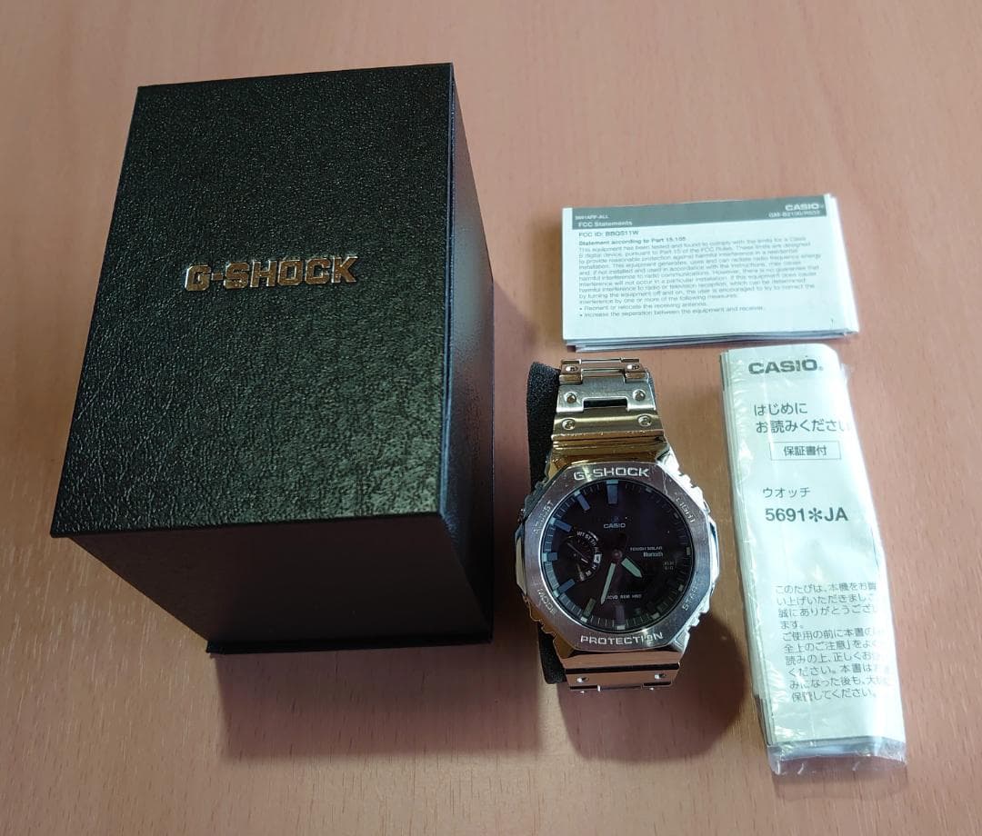 【良品】 G-SHOCK GM-B2100D-1AJF フルメタル 日本製