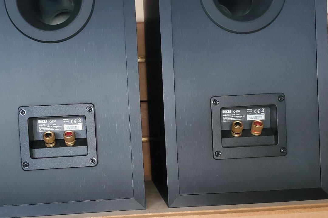 KEF Q350 スピーカー ペア (元箱とサランネット フロント グリル付き)