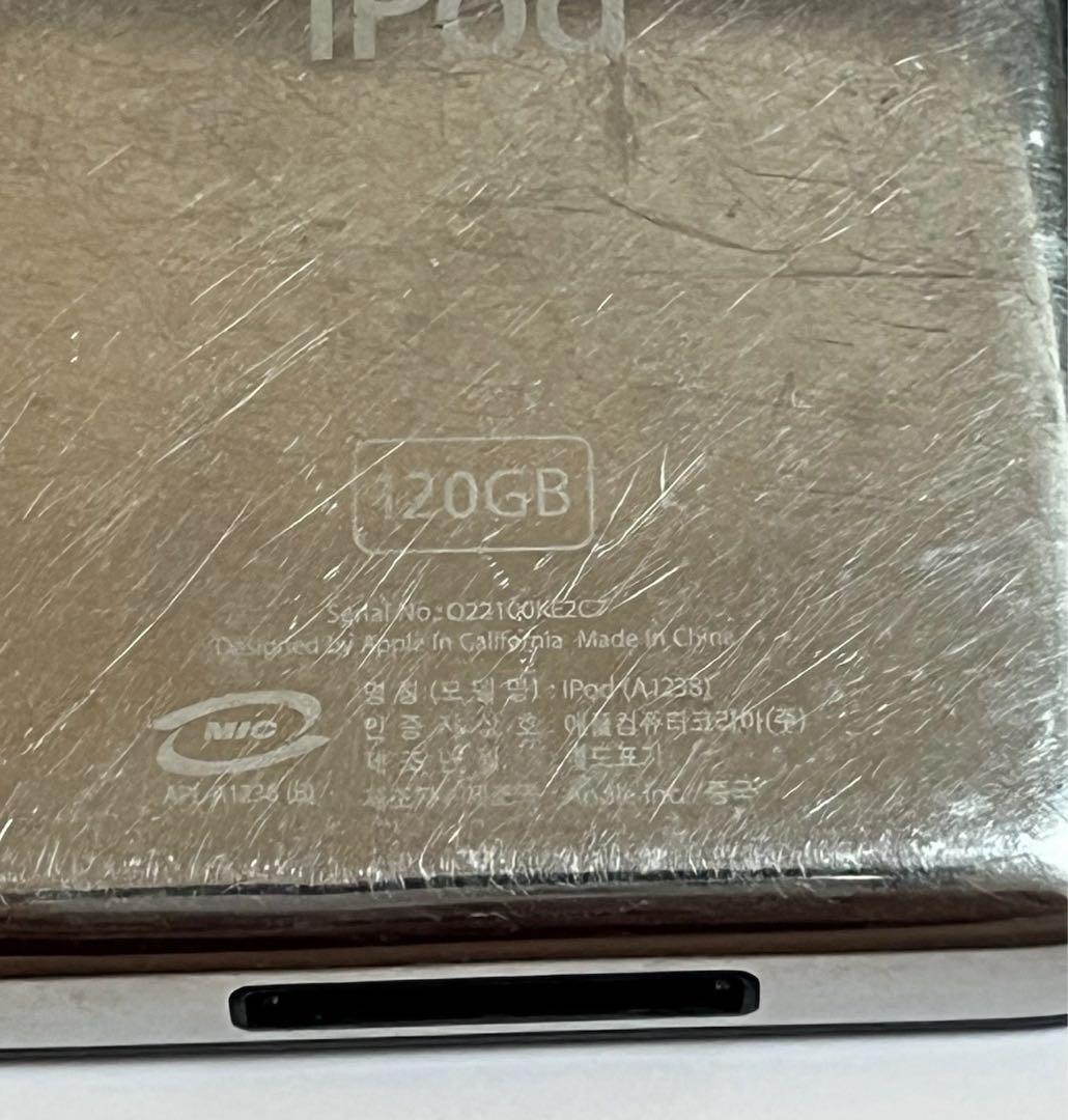 【動作確認済】 iPod classic A1238 120GB 第6世代