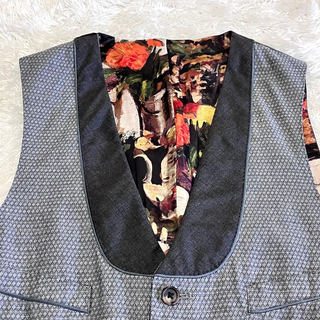 美品 ポールスミス コレクション スリーピース セットアップ スーツ 花柄 M