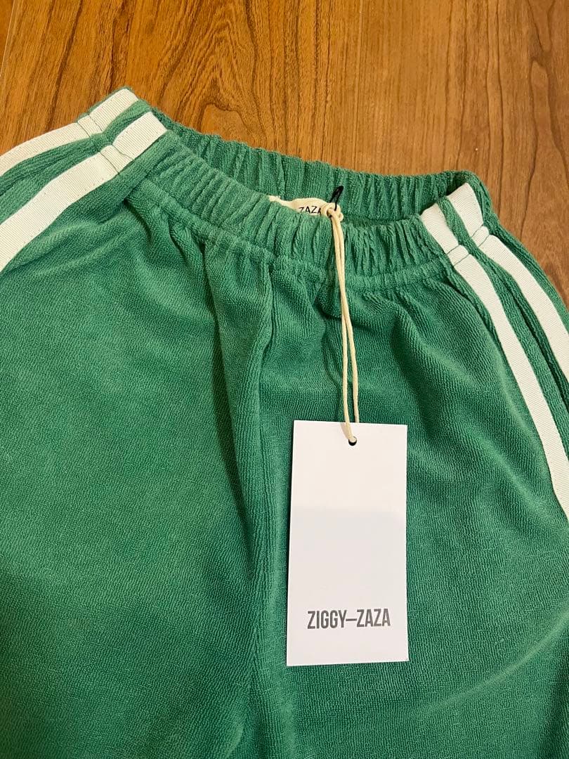 新品未使用 ZIGGY ZAZA グリーンパンツ 1-2y