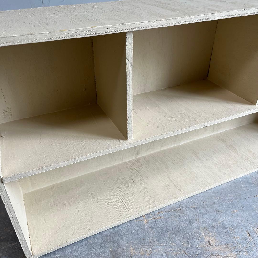 ヴィンテージ オープンラック 木製 2way ペイント z551