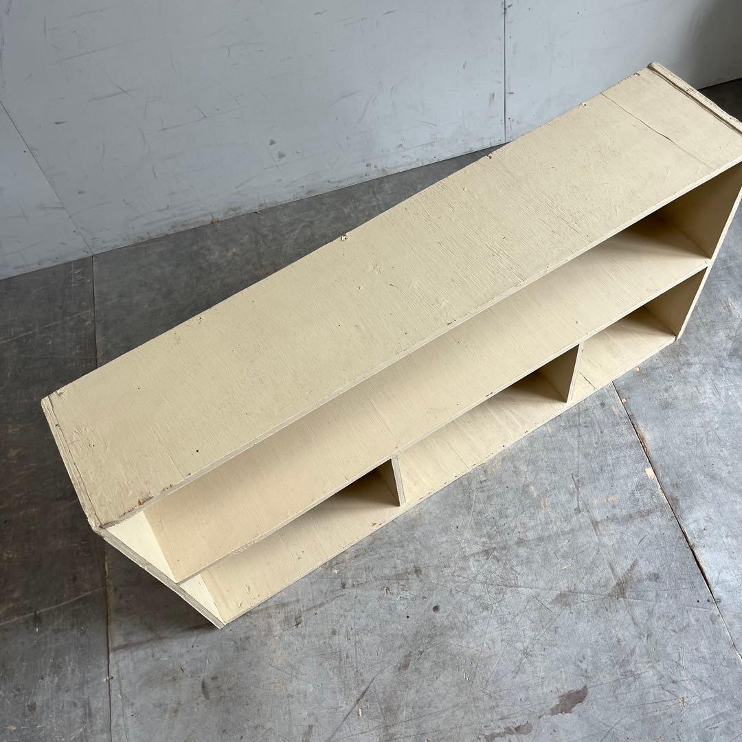 ヴィンテージ オープンラック 木製 2way ペイント z551