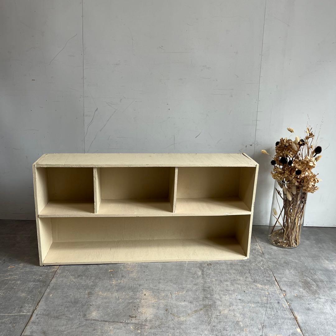 ヴィンテージ オープンラック 木製 2way ペイント z551