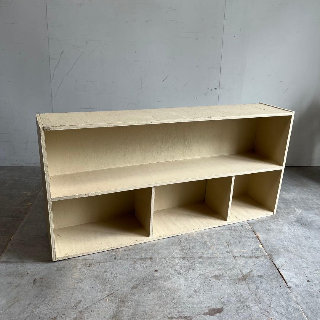 ヴィンテージ オープンラック 木製 2way ペイント z551