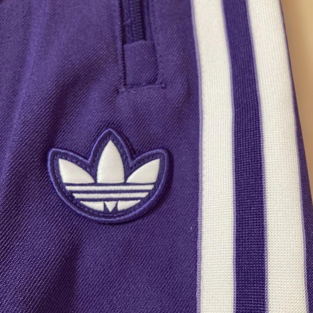 新品未使用タグ付き‼︎adidas×Realマドリード　トラックパンツ紫ジャージL