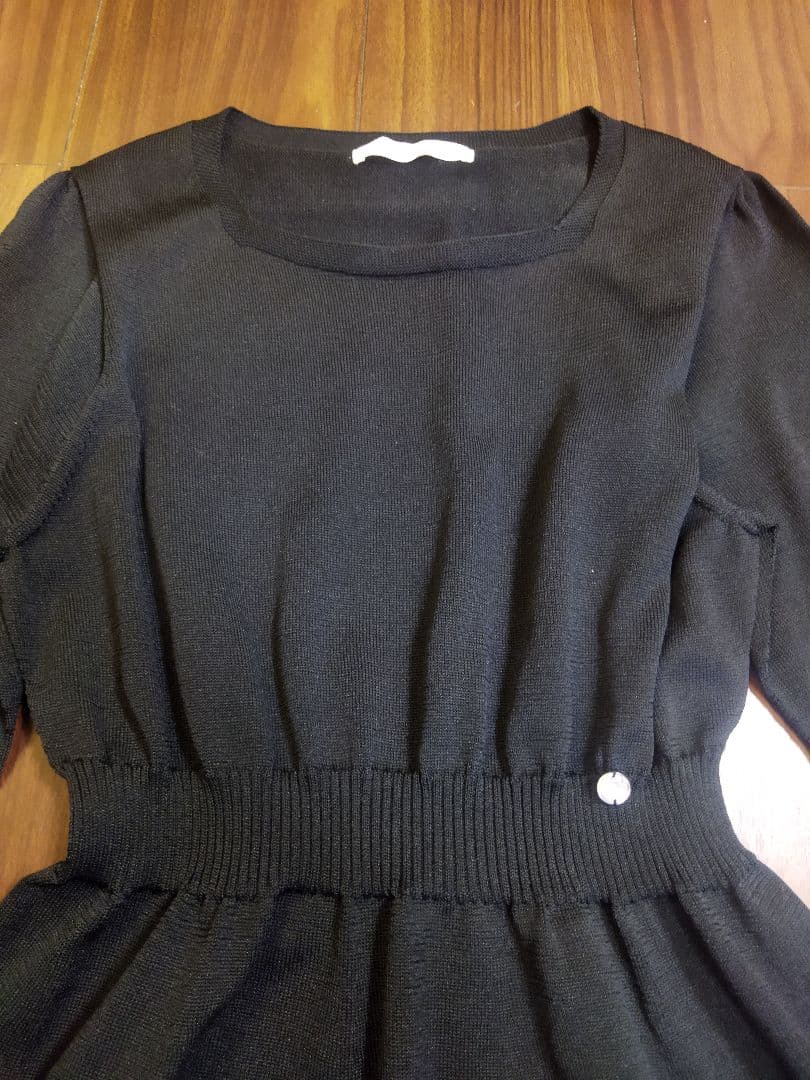 美品♪jolie mignon 無裁縫 ニットドレス ワンピース 38