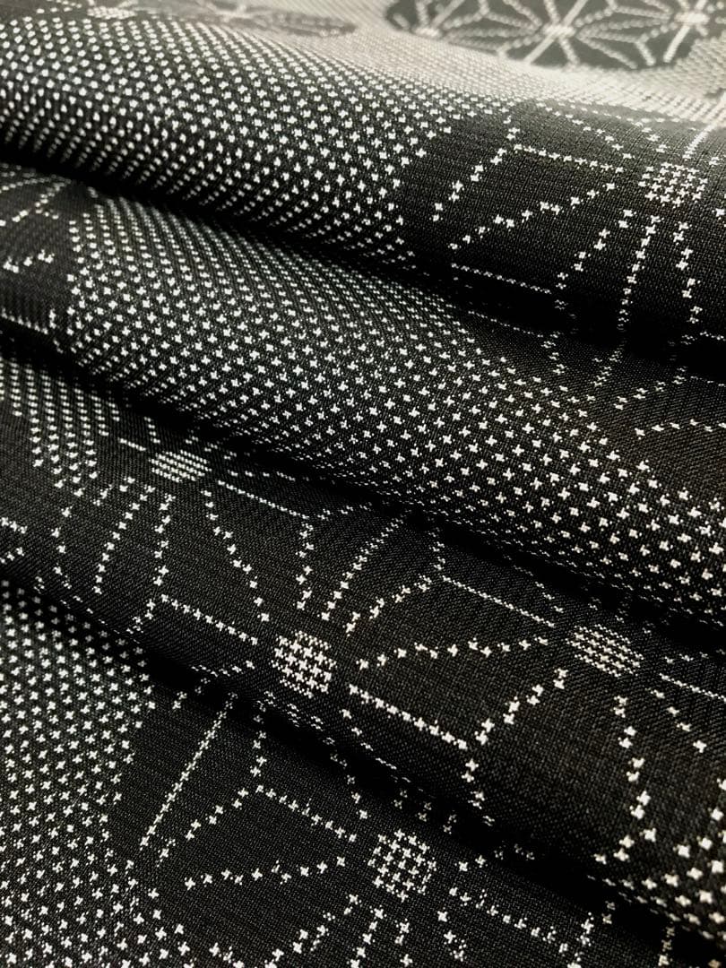 ご成約　２点おまとめ　洒落た大人の【本場大島紬】一元式　正絹　逸品❗️裄長め