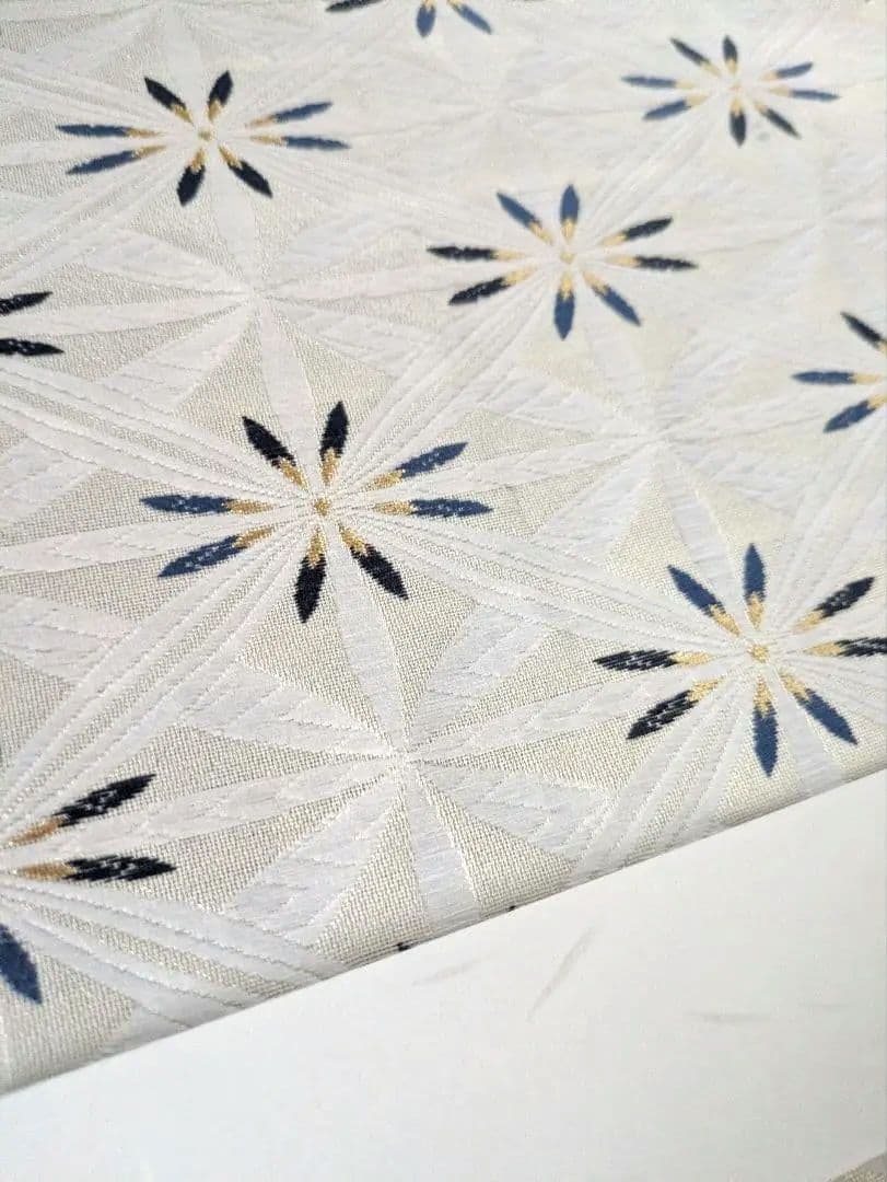 正絹西陣織七宝藤本仁9寸名古屋帯お仕立て上がり