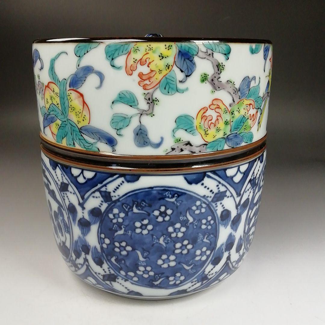 Ｗ１５５　水指　『彩瓷　水指』『平安　玉堂 造』　共箱　茶道具