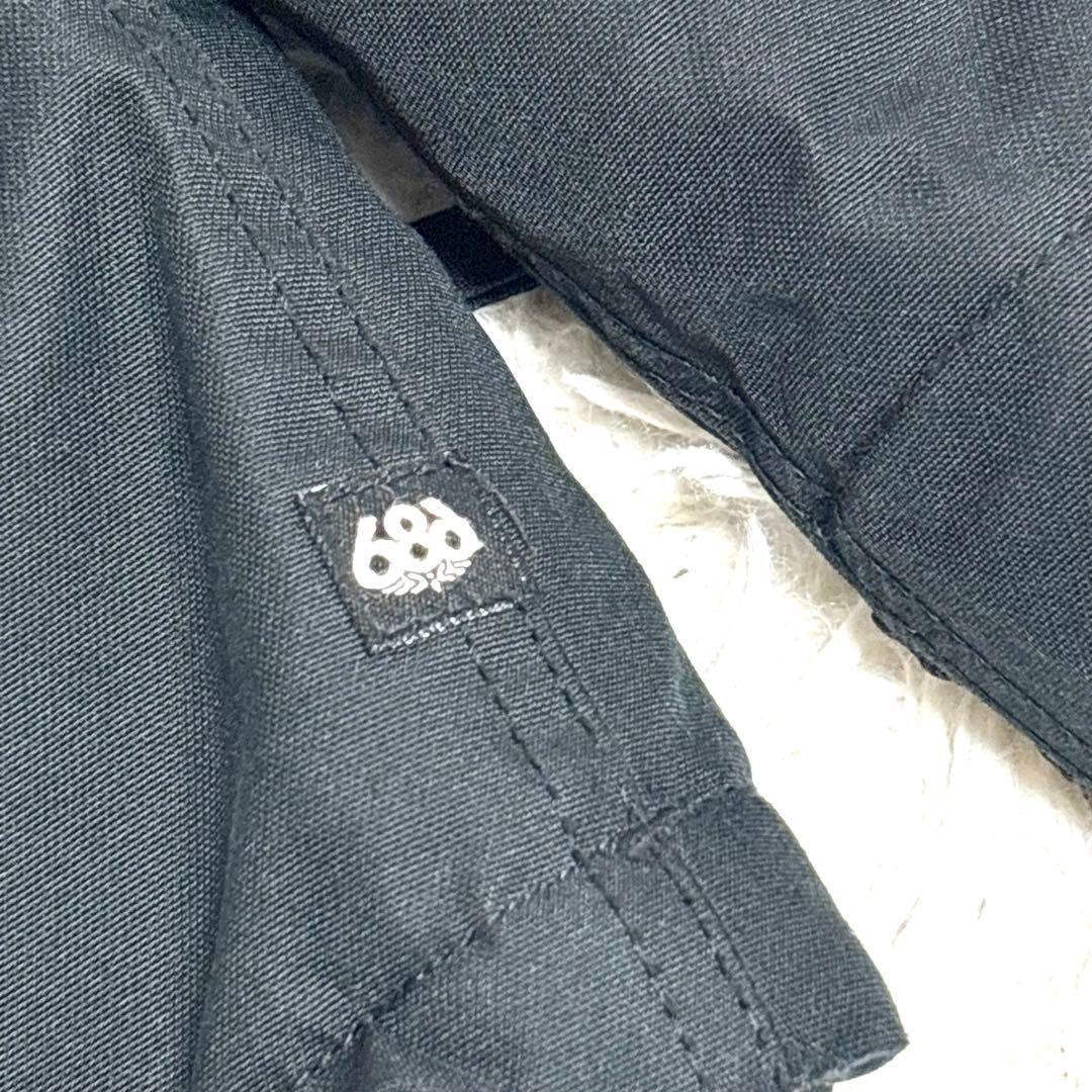 ✨美品✨686 スノーボードウェア ブラック L　黒　迷彩　カモフラ