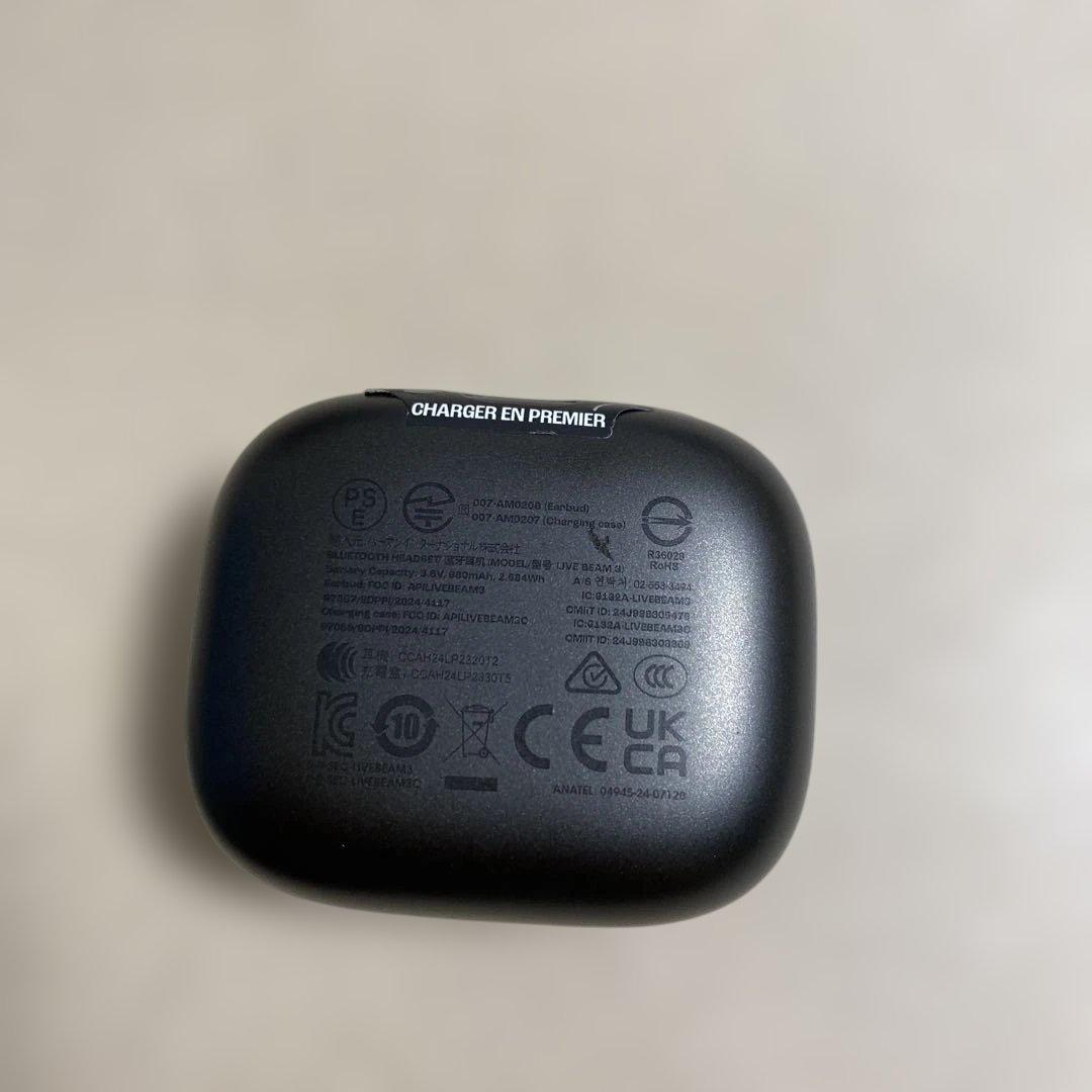 JBL LIVE BEAM 3 ワイヤレスイヤホン