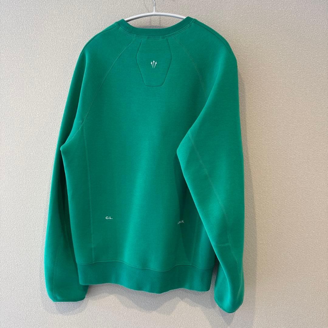 nike noctaテックフリース　スウェット　グリーン