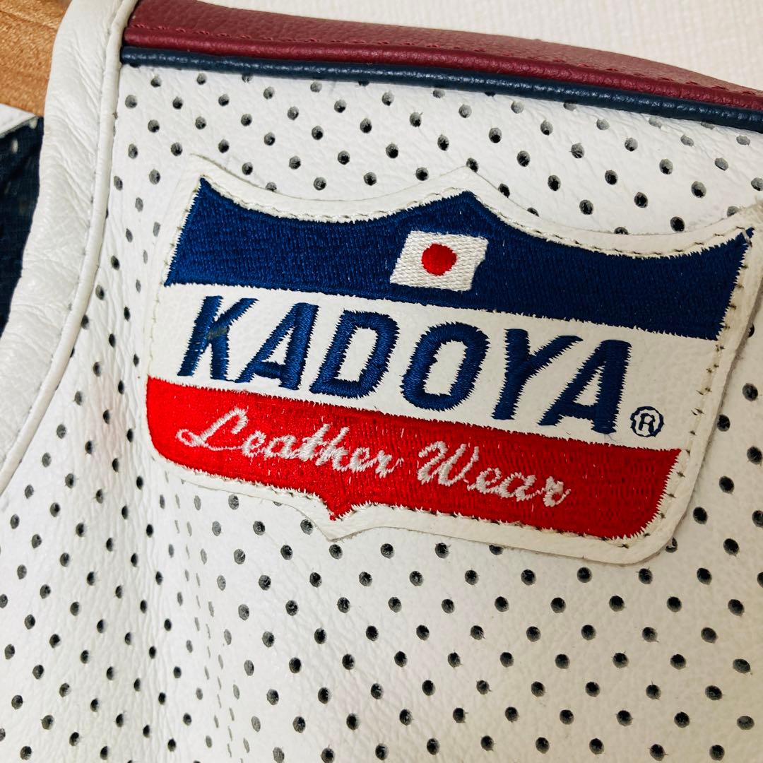 KADOYA カドヤ パンチングレザー ライダース ジャケット