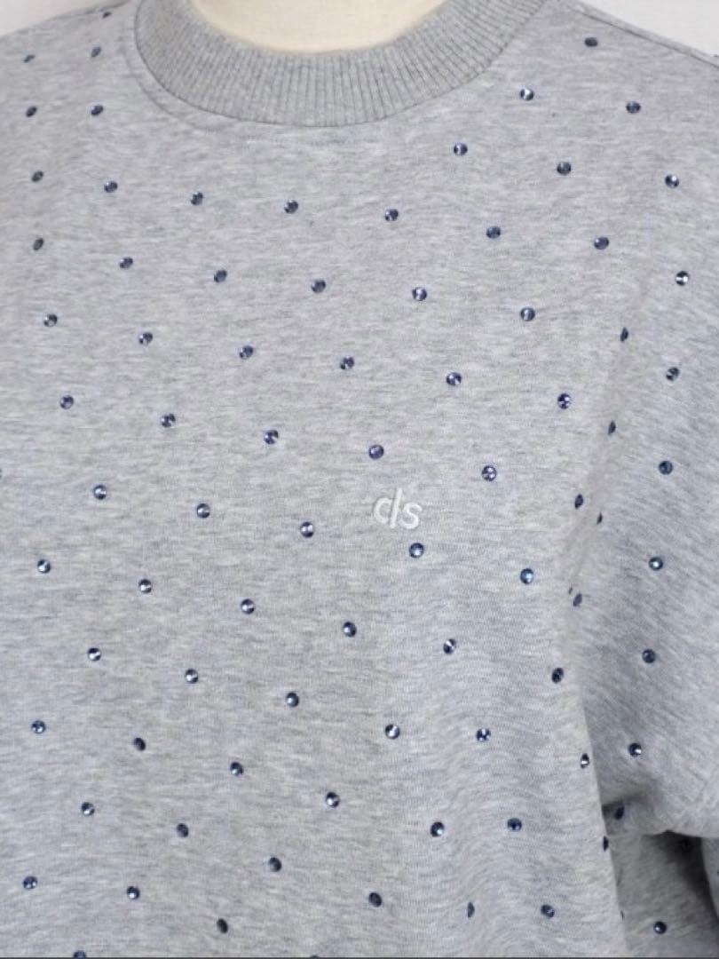 ダブルスタンダードクロージング　ラインストーンスウェット　未使用品