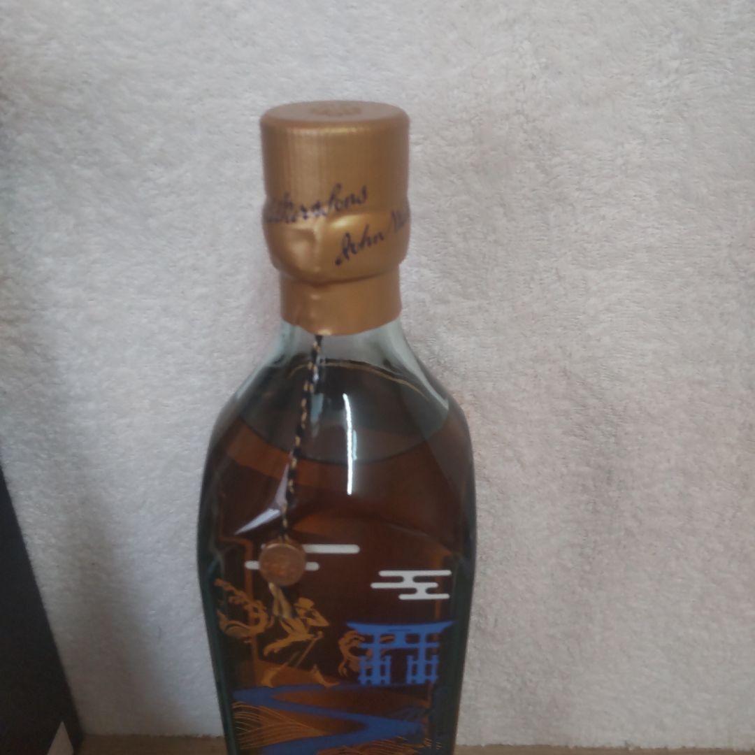 古酒　ジョニーウォーカーブルーラベル日本限定デザイン 750ml