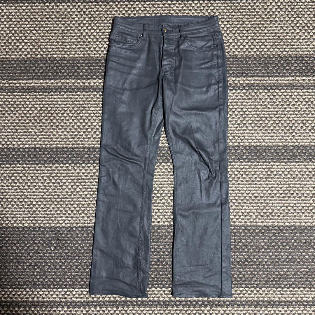 KSUBI BRONKO WAX コーティングフレアデニム