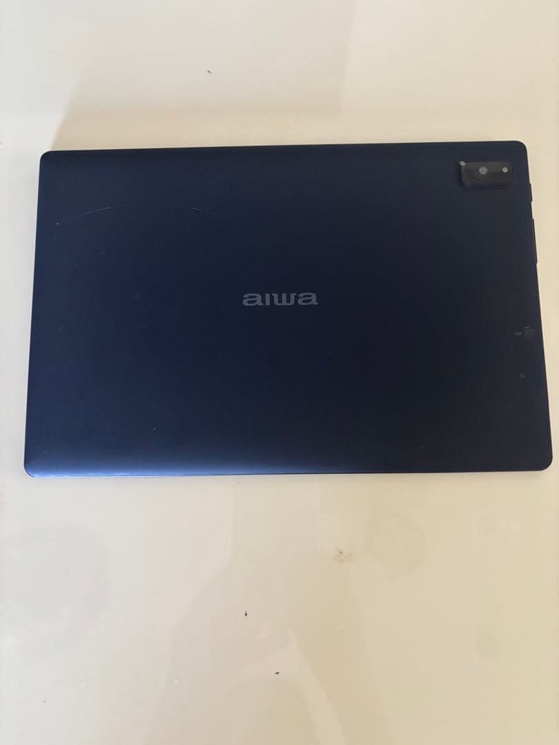 aiwa AndroidタブレットPC AB10L本体 ネイビー 充電器付き