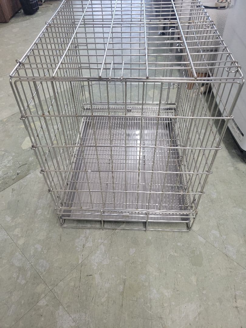 ハチコウ　ペットゲージ　ステンレスゲージ　M　中古