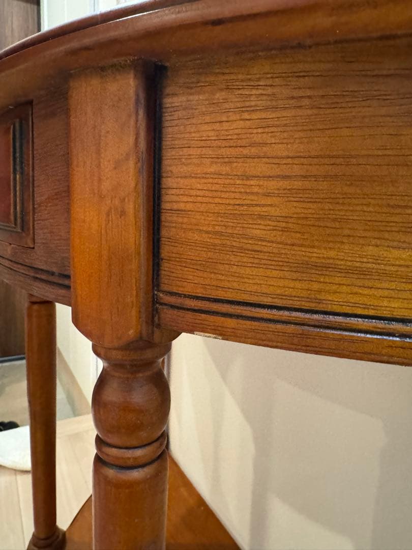 やまねっと 美品　組み立て式　コンソールテーブル