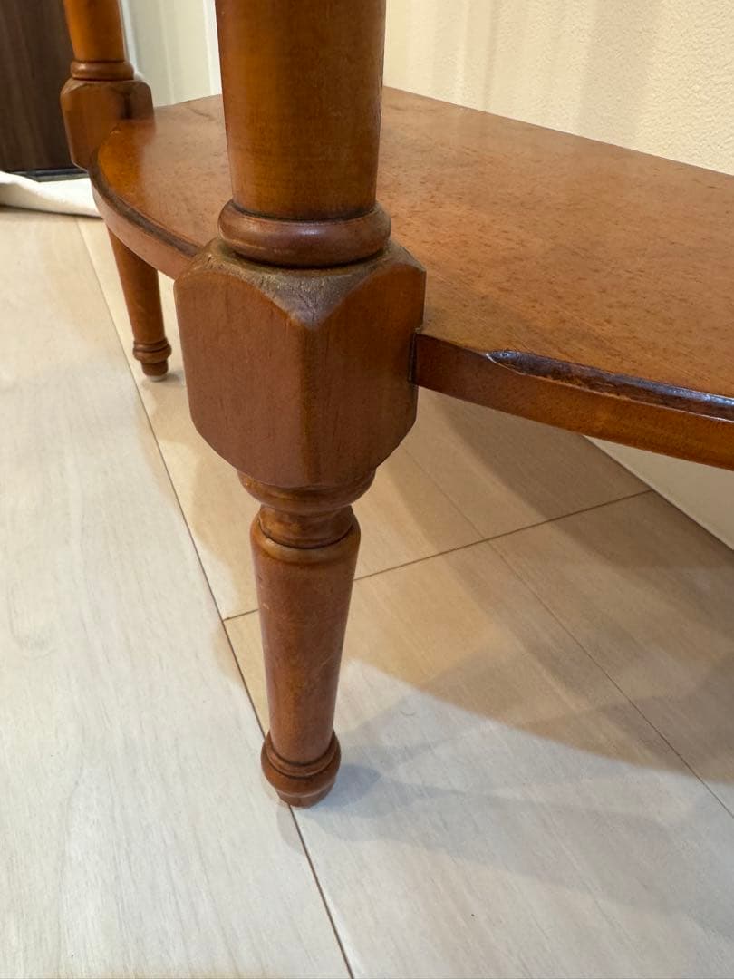 やまねっと 美品　組み立て式　コンソールテーブル