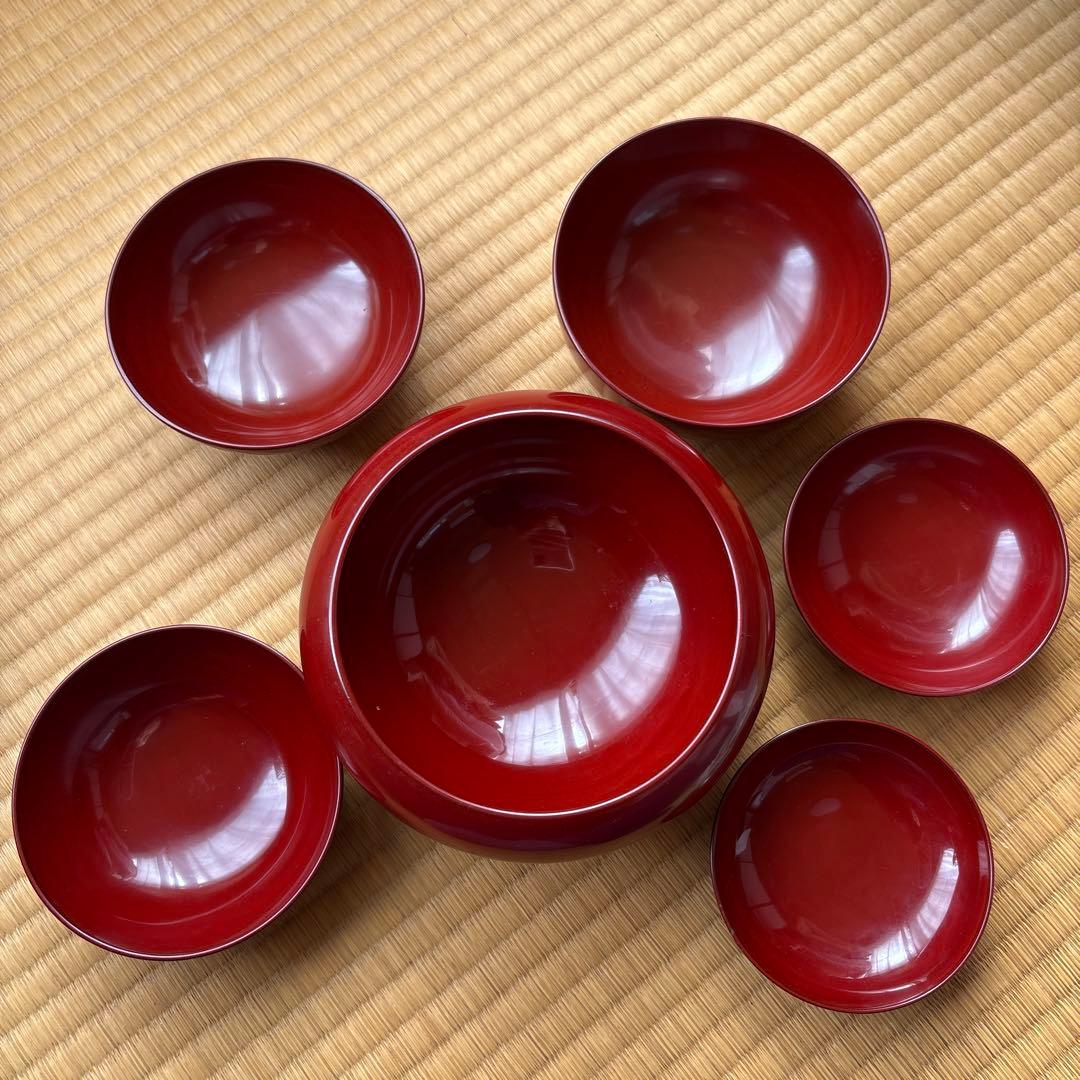 応量器　応量椀　秋岡芳夫　デザイン　6つセット