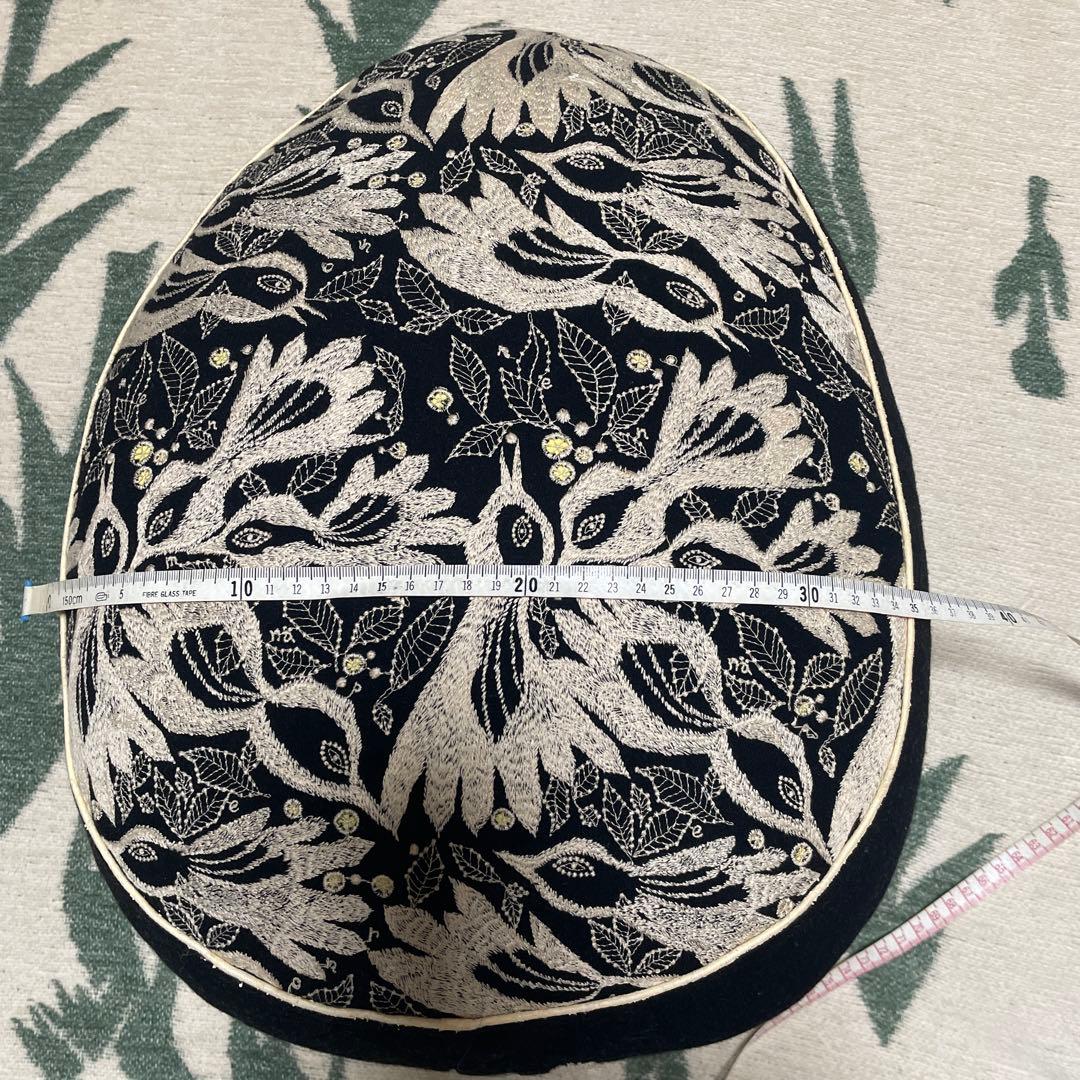 大幅値下げ　ミナペルホネン　エッグクッション　carnival ブラック