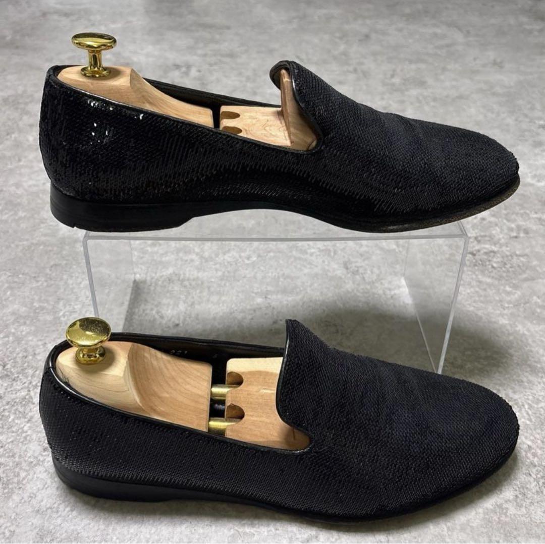 PRADA スパンコール　ローファー