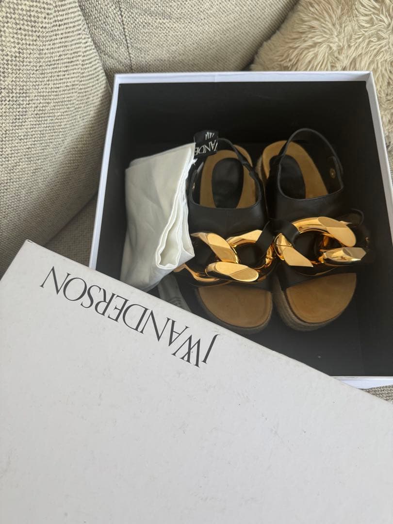 【週末限定お値下げ】JW ANDERSON チェーン エスパドリーユ サイズ36