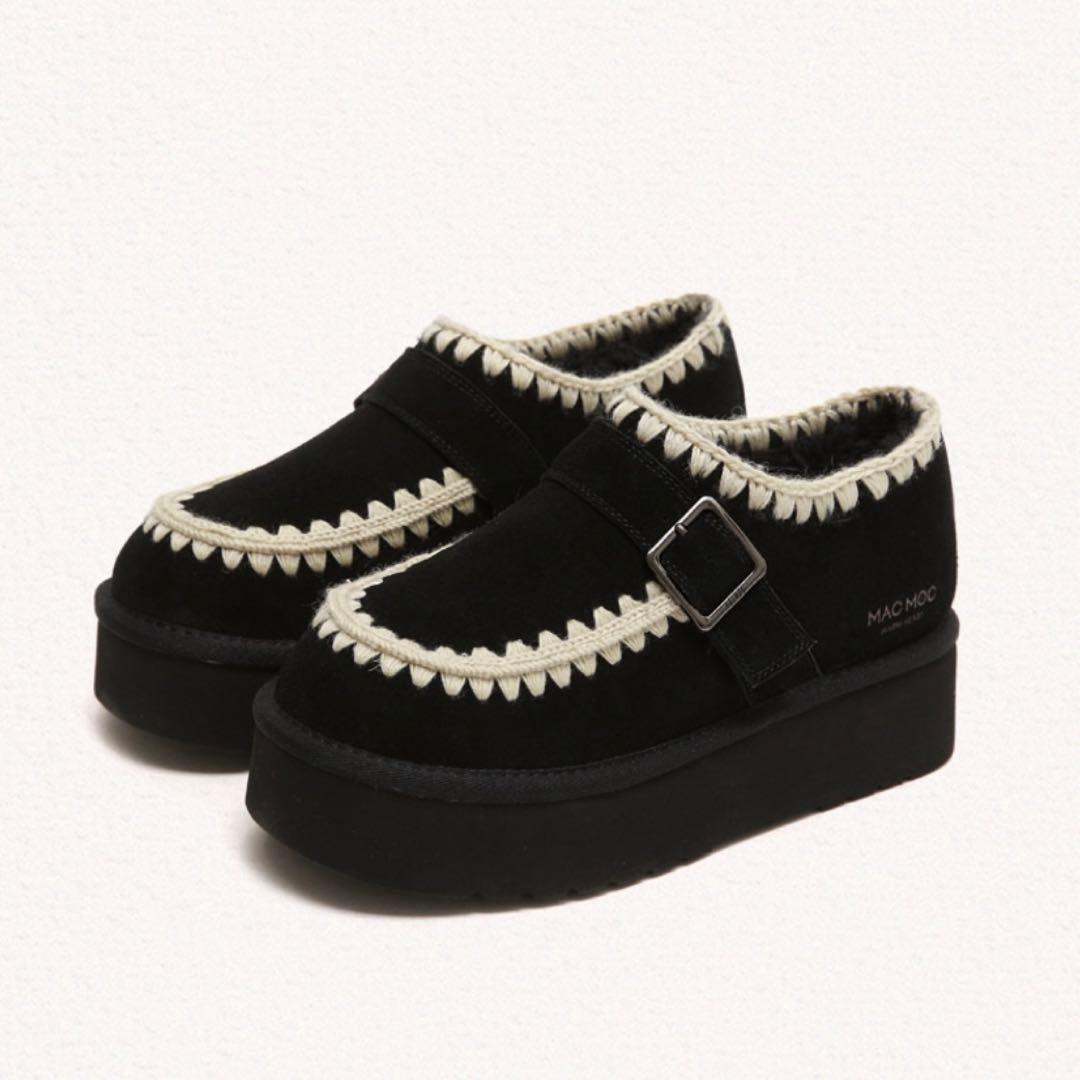 MACMOC Bbodeuk ソフトレザー防寒シューズ