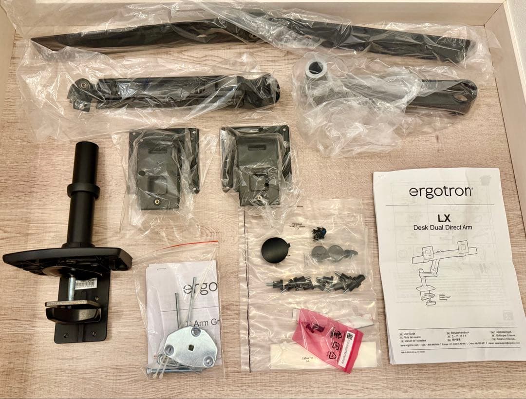 最終値下げエルゴトロンLXデュアルダイレクトアームグロメットマウントキットアーム