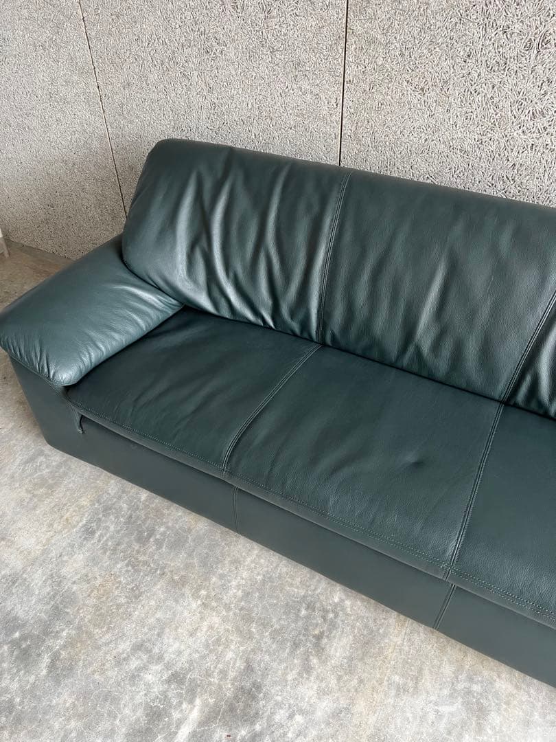 ✨【ヴィンテージ・美品】カンディハウス 本革レザーソファ 3人掛け✨