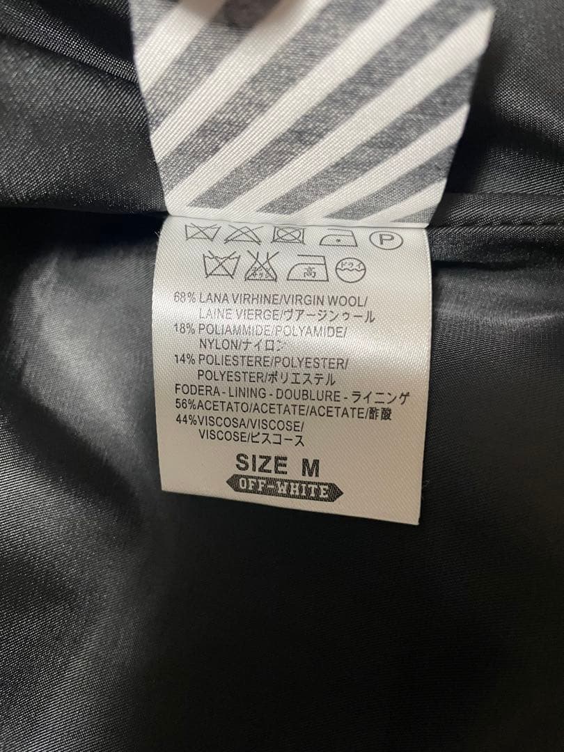 OFF-WHITE ブルゾン　スタジャン 黒