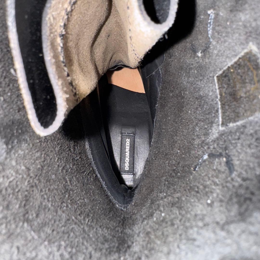 【美品】DSQUARED2 レースアップブーツ コンバットブーツ 黒