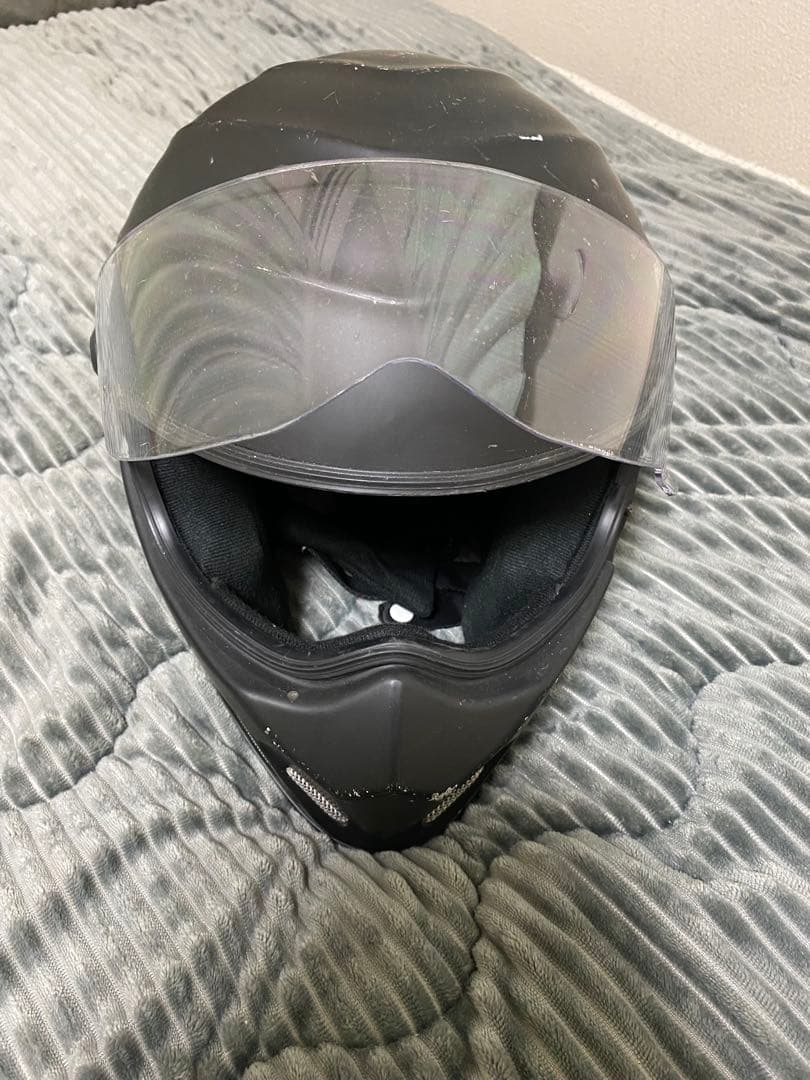 マットブラック ヘルメット ステッカー付き