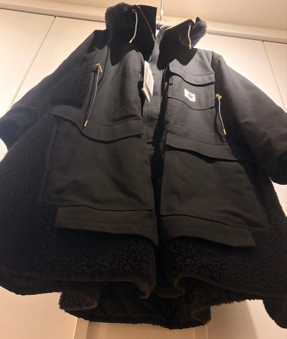 sacai Carhartt WIP シベリアン　コート　新品未使用　サカイ　3