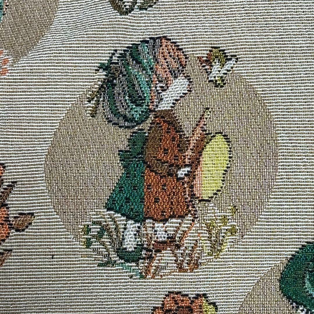 昭和レトロ 当時物 女の子柄 カーテン生地 ゴブラン織 5m まとめ売り 切売可