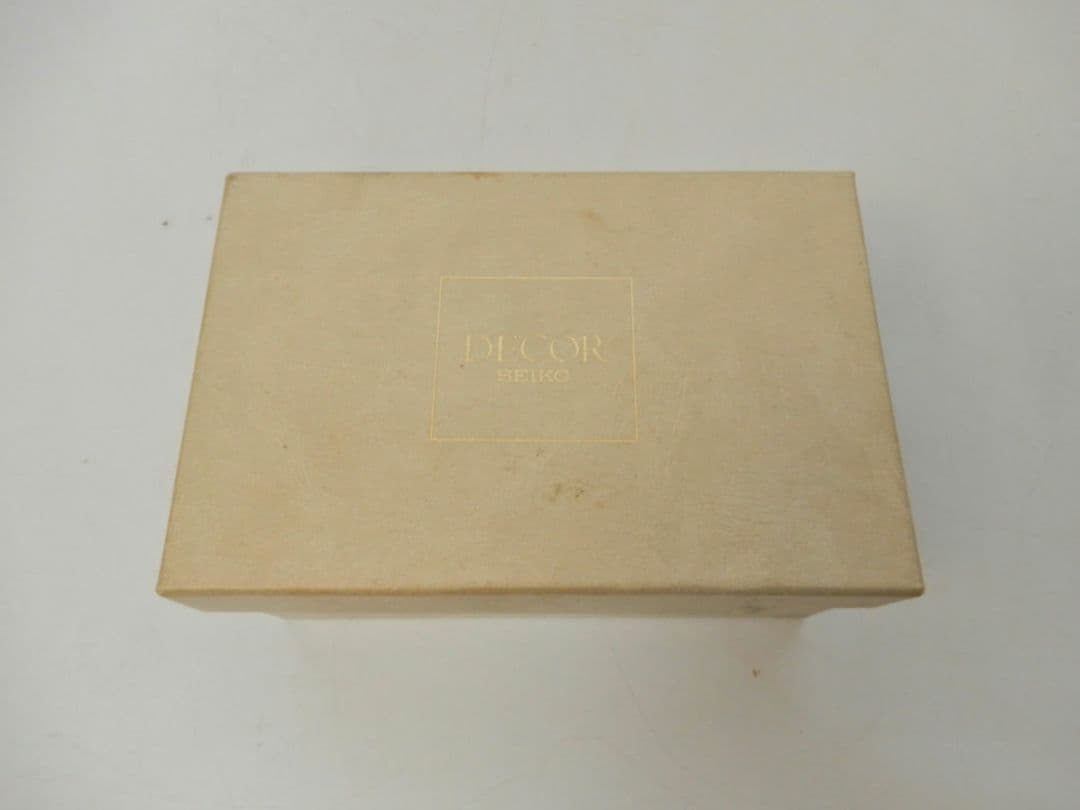 【美品 完動品】SEIKO DECOR トーキングクロック ペンスタンド置き時計