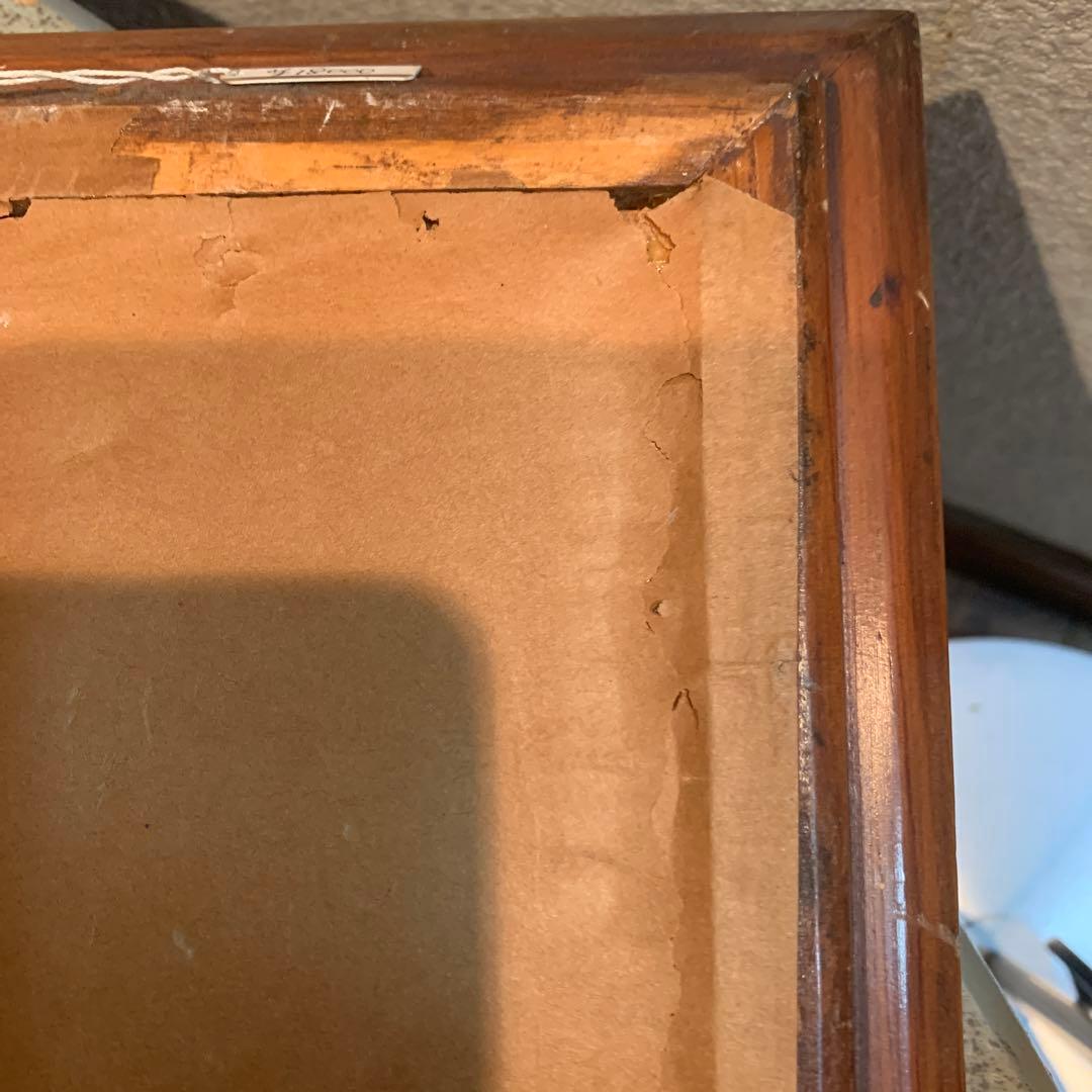 アンティーク　木製フォトフレーム