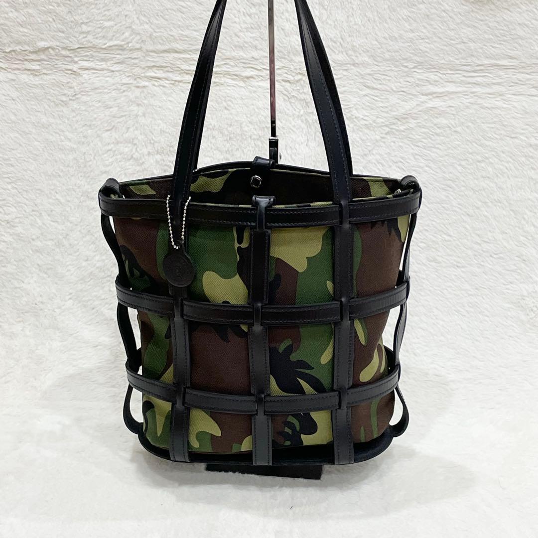 just campagne シャストカンパーニュ　バスケットバッグ セット　迷彩
