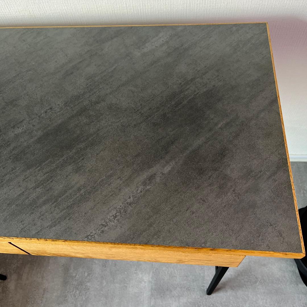 事務机・学習机 a.depeche POL desk 900 wide mat black