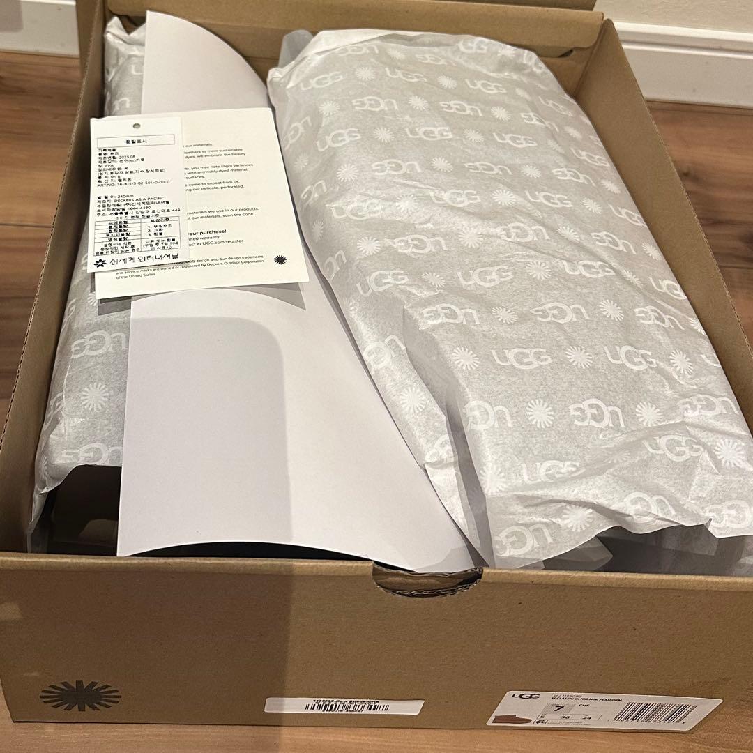 renaUGG 厚底　ウルトラミニ　プラットフォーム　24 チェスナット