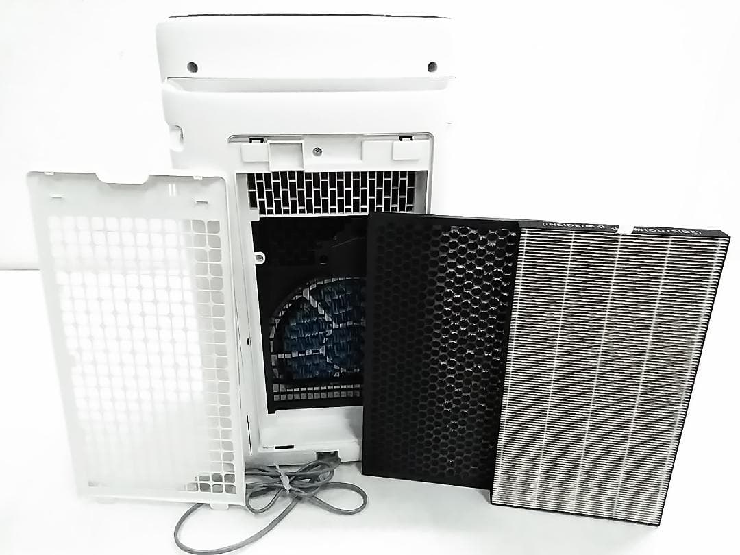 シャープ 加湿空気清浄機 プラズマクラスター KI-NS50-W 22年製★
