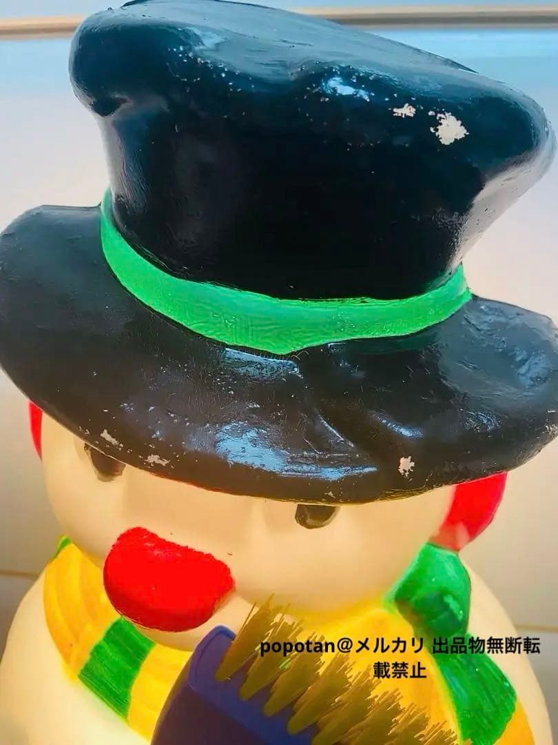 そ*ら様 スノーマン大型イルミネーションクリスマスブローライト付属品欠品無し室内