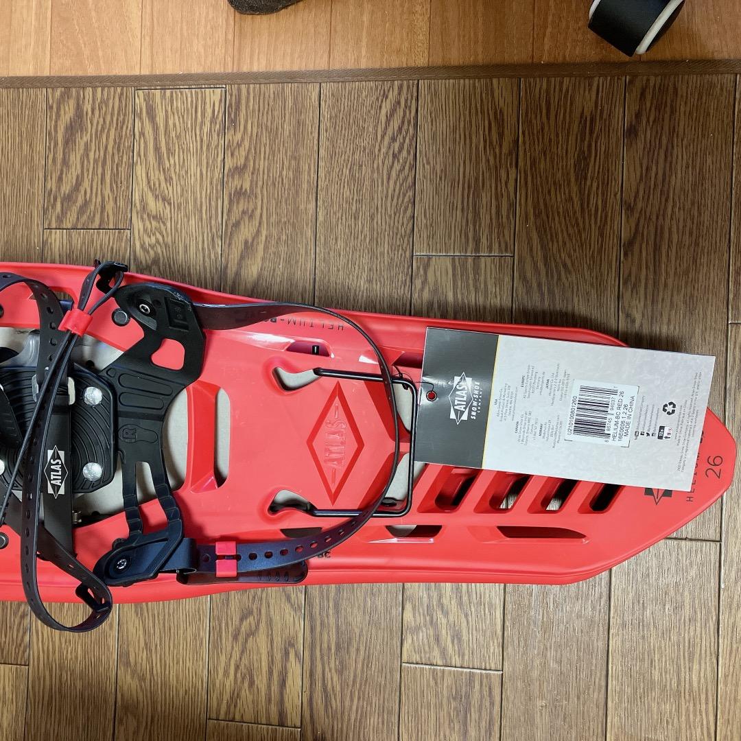 未使用Atlas Helium BC 26 shoe Red アトラス