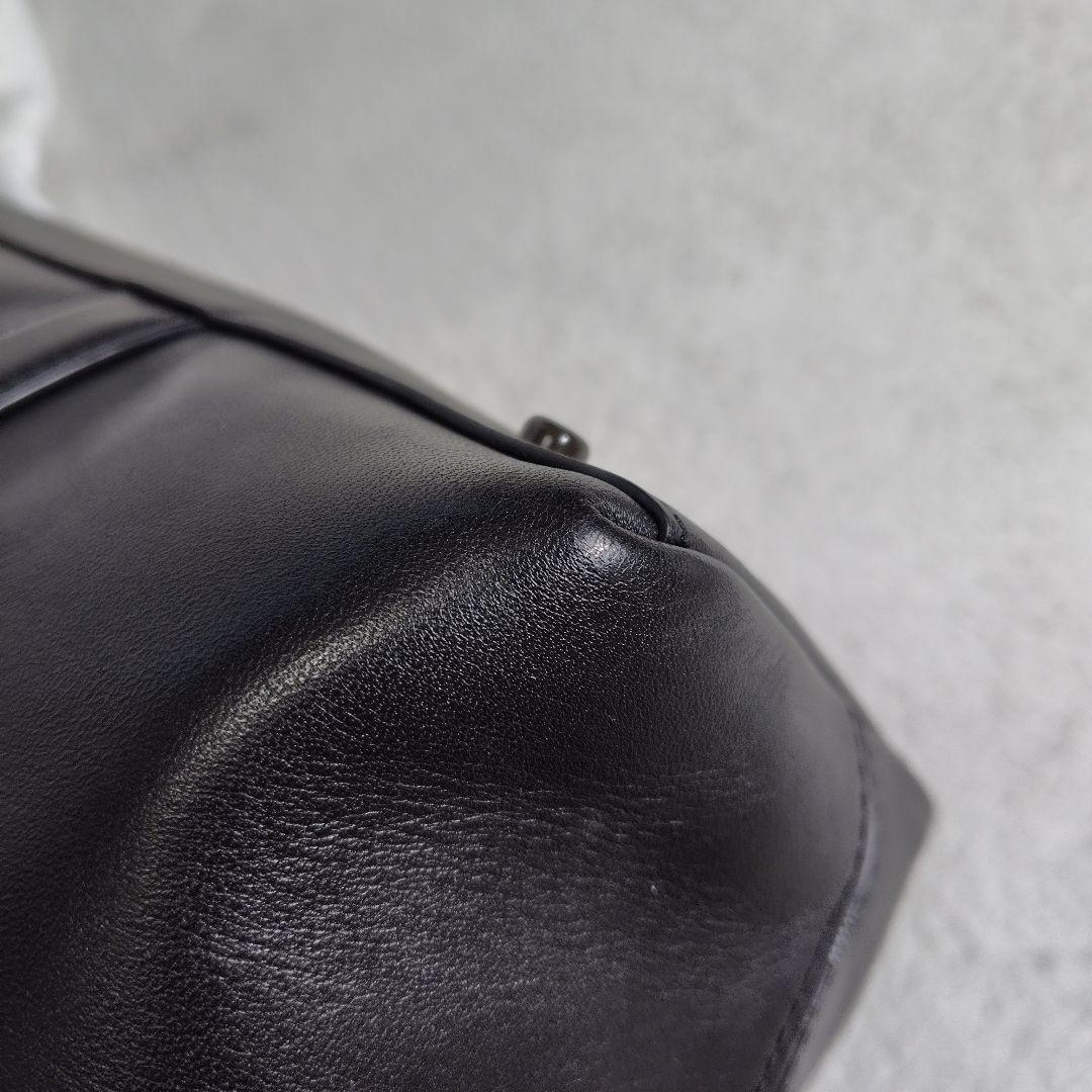 美品　コーチ　2way　トートバッグ　メトロポリタン　バイカラー　革　55564