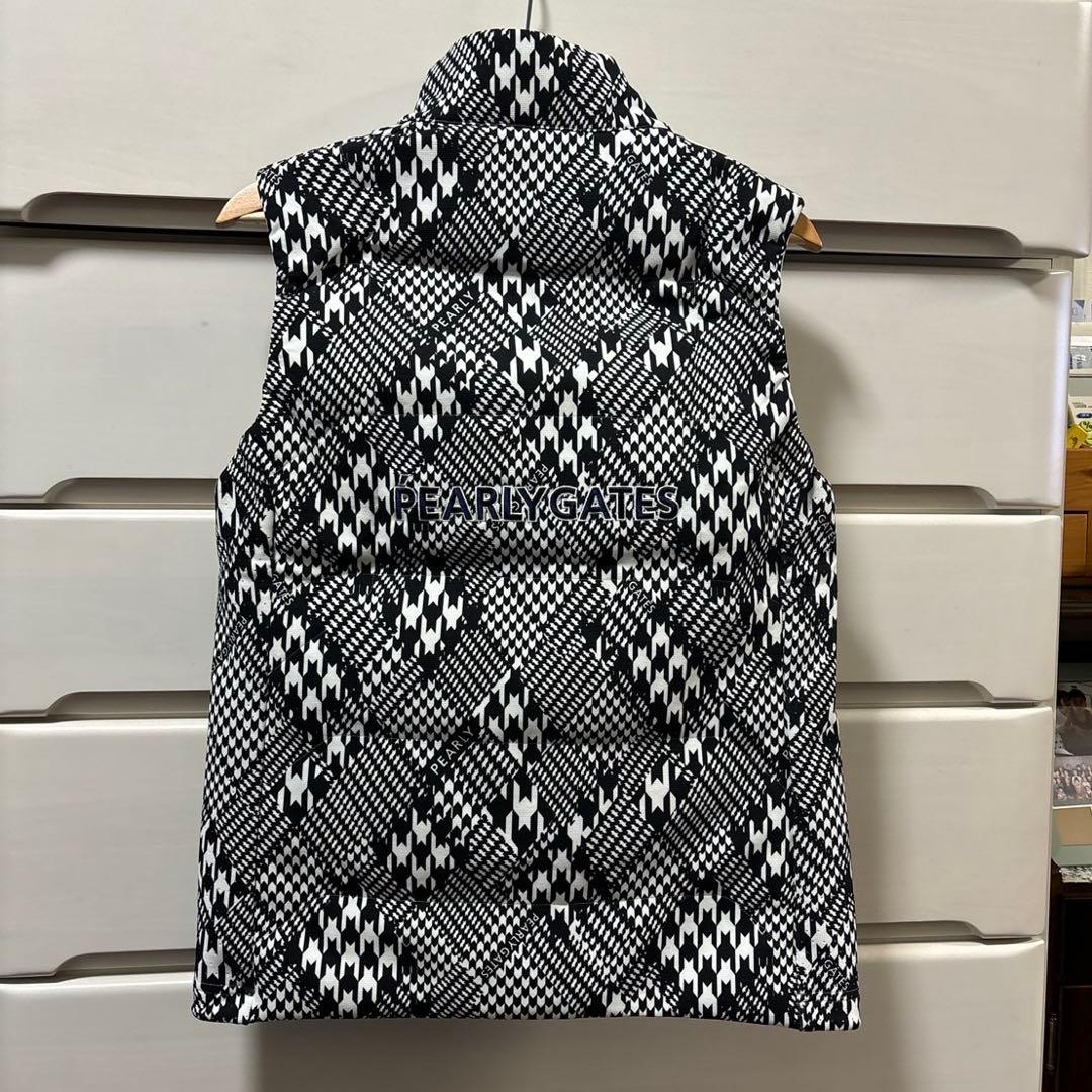 パーリーゲイツTEXBRID20GダンボールJQ千鳥柄ベストサイズ4