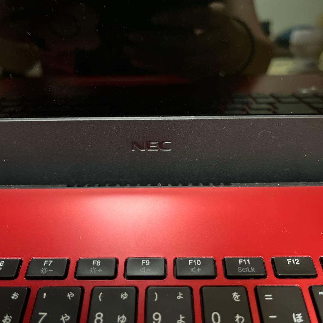 NEC ノートPC レッド