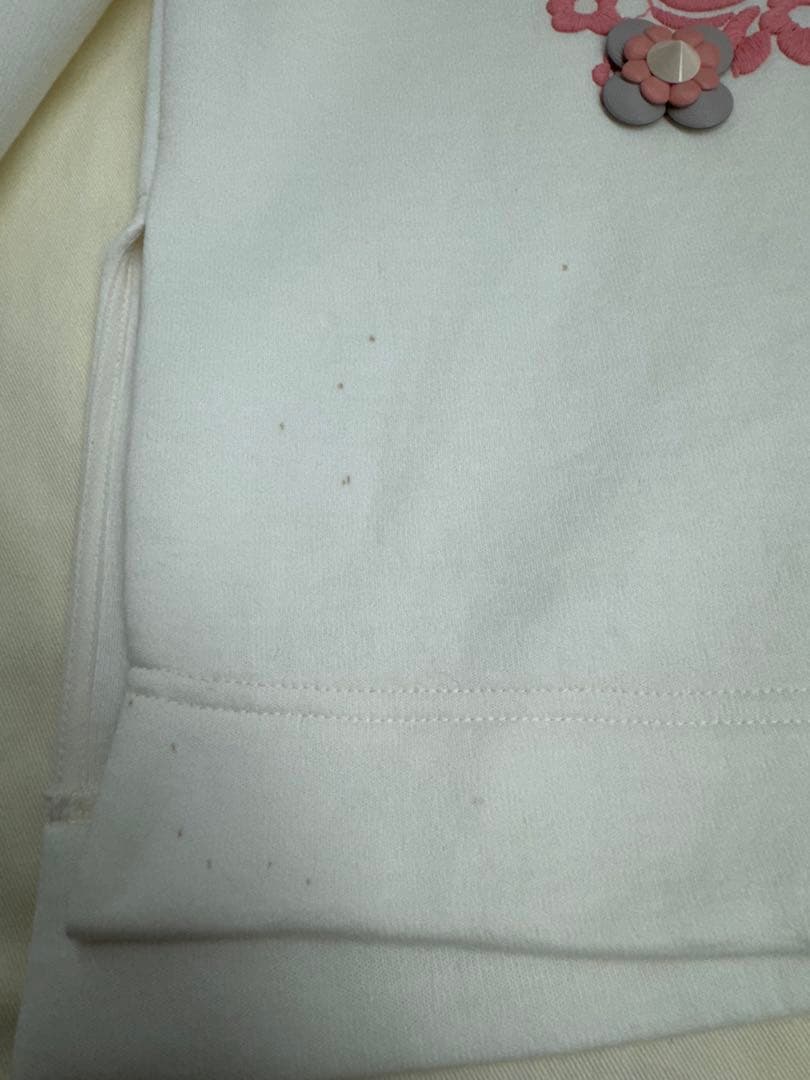 FENDI トップス　トレーナー　スウェットシャツ　アイボリー 花柄　サイズ38