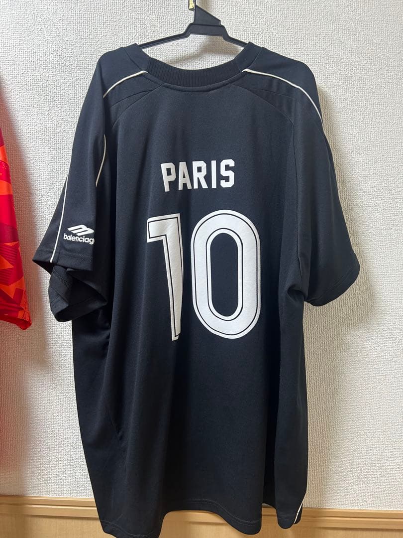 BALENCIAGA サッカーシャツ ブラック サイズ2